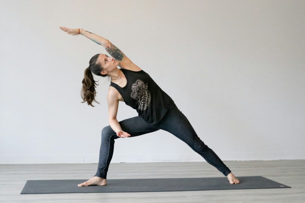 Woman doing yoga